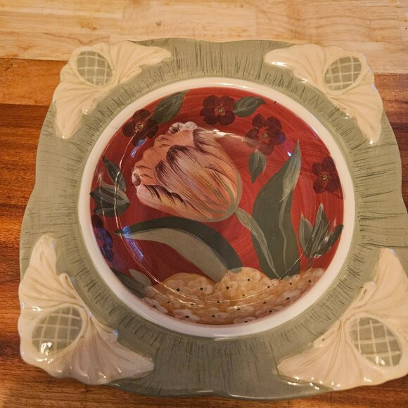floral tapestry beautiful bowl - Picture 1 of 4